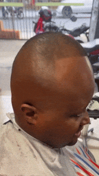 Haircut Smile GIF