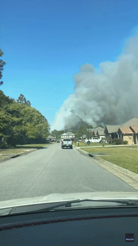 Several Homes Damaged in Wildfire Near Pensacola