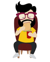 Happy Snack Sticker by Talkabot Indonesia