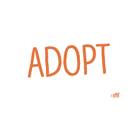 Adoption Adopt Sticker by La SPA