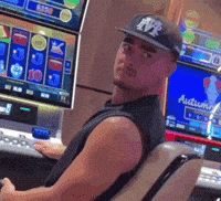 Side Eye Pokies GIF