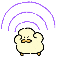 420gram00 character duck banana 캐릭터 Sticker