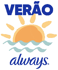 summer sun Sticker by Always Brasil