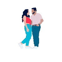 Couple Love Sticker