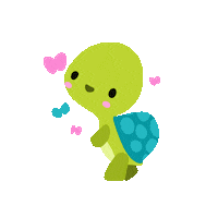 Turtle Sticker by Elen Lescoat