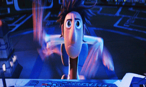 lavaldi giphyupload typing cloudy with a chance of meatballs flint lockwood GIF