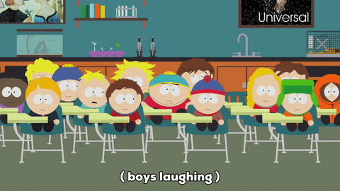 eric cartman laughing GIF by South Park 