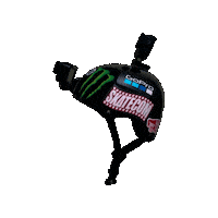 SKATECOM capacete filmagem skatecom skateaudiovisual Sticker