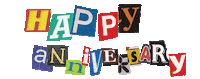 Happy Anniversary Fun Sticker by Pen Pals