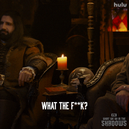 Wait What Wtf GIF by What We Do in the Shadows
