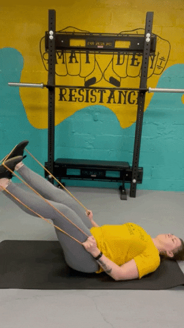 maidenresistance giphyupload banded leg press GIF