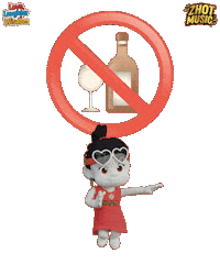 Warning Alcohol Free Sticker by Zhotcita