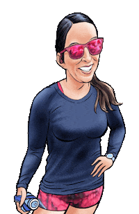 Runner Running Sticker by eBibs