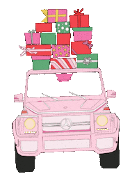 Giving Mercedes Benz Sticker by Alexandra Five