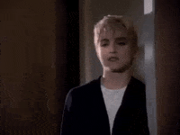 true blue madonna GIF