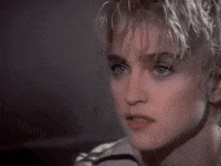 true blue madonna GIF