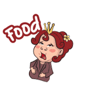 cahayakencana food hungry yummy eat Sticker