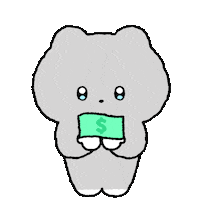 buza_super cat money rich bank Sticker