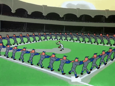 27inchZenith giphyupload meme baseball looney tunes GIF