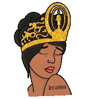 onesillygoosey crying queen cry drama Sticker
