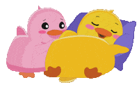Tired Rubber Duck Sticker by MeetDuckey