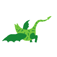 Fire Dragon Sticker
