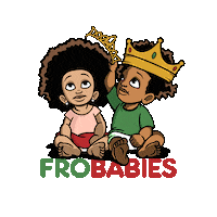 Queen King Sticker by frobabies