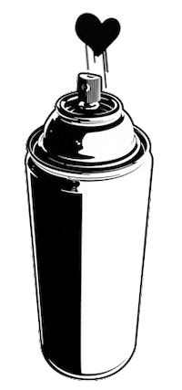 paohlopez art corona paint graffiti Sticker