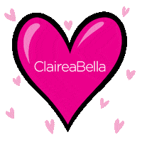 Heart Love Sticker by ClaireaBella