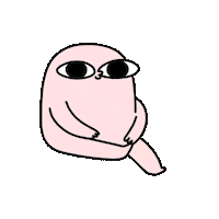 Animation Sitting Sticker by KETNIPZ