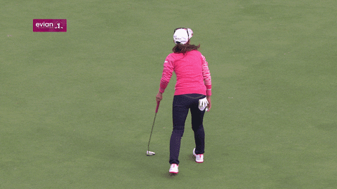 happy pink GIF by The Evian Championship