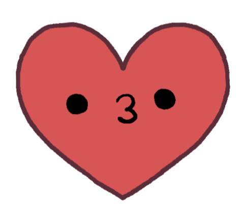 Heart Smile Sticker