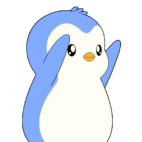 We Did It Yes Sticker by Pudgy Penguins