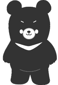 èè¹ blackie Sticker by Shiny bear