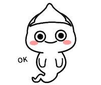 Ghost Ok Sticker by Shiny bear