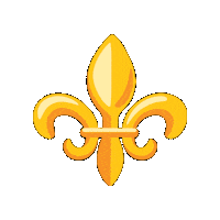 lincolinqk lis fleurdelis lincolinqk scoutlincolinqk Sticker