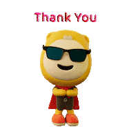 Happy Thank You So Much Sticker by Gumazing
