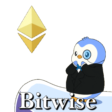 To The Moon Money Sticker by Pudgy Penguins