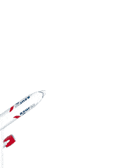 azurair happy cool travel plane Sticker