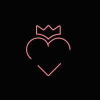 Energie-Fruit queen coeur bisous minou GIF