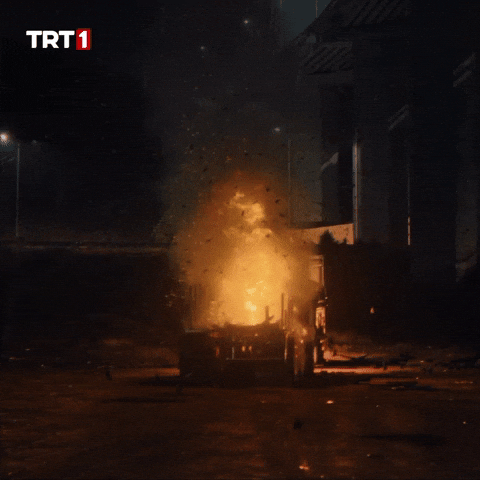 Fire Explode GIF by TRT