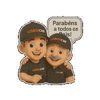 LisboaCar pai pais dia dos pais feliz dia dos pais Sticker