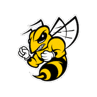 Buzz Yellowjacket Sticker by Randolph-Macon College