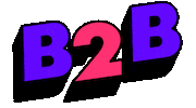 B2B Sticker by Le Bonbon
