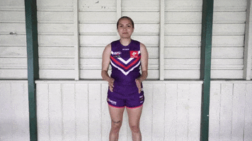 Shock Omg GIF by Fremantle Dockers