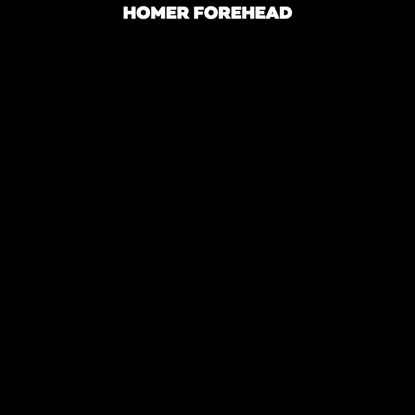 Big Head Rainbow GIF