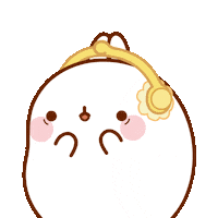 Scared Halloween Sticker by Molang