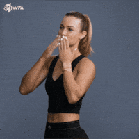 Tennis Blow Kiss GIF by WTA