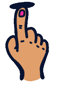 Click Look Here Sticker