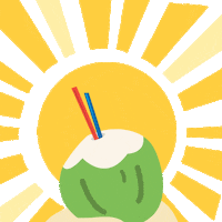 coconut Sticker by Vita Coco